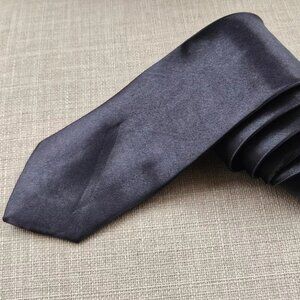 Bhiwandi Men Tie Black Necktie Dress Shirt Neck Tie 100% Silk Tie New